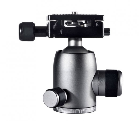 JUSINO BS-08Q Tripod Kafası Silber (Gümüş) - 2