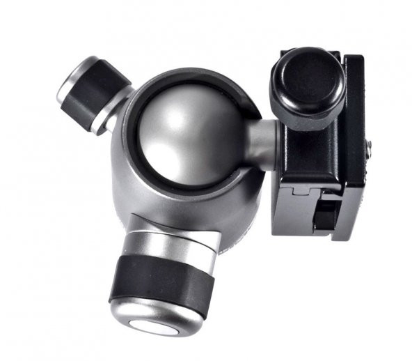 JUSINO BS-08Q Tripod Kafası Silber (Gümüş) - 4