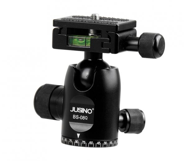 JUSINO BS-08Q Tripod Kafası Siyah - 3