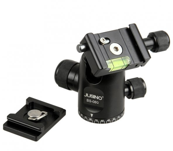 JUSINO BS-08Q Tripod Kafası Siyah - 5