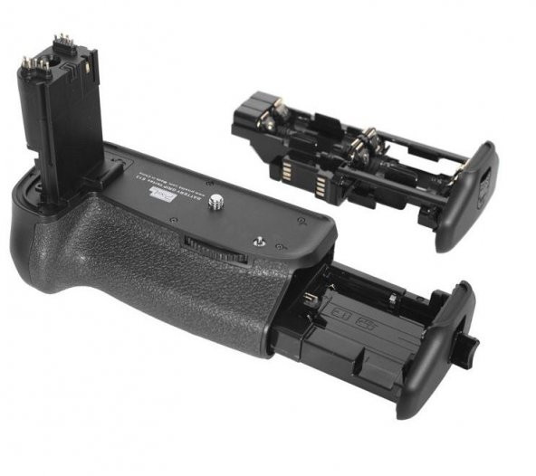 Canon EOS 6D İçin MeiKe MK-6D Batter Grip + 2 Ad. LP-E6 - 5