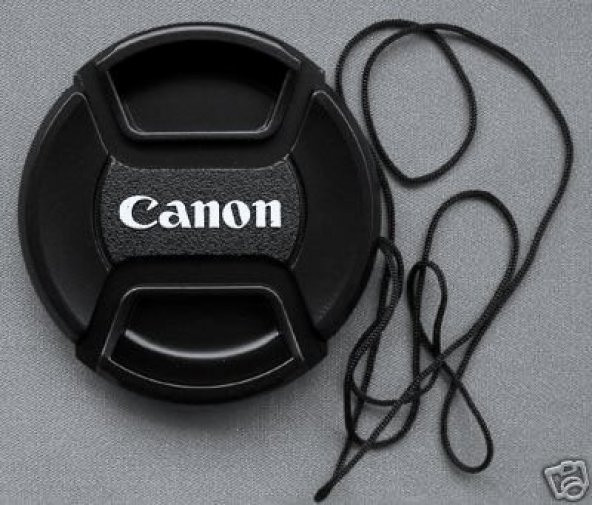 Canon 62mm İçin Snap On Lens Kapağı Objektif Kapağı Bağcıklı - 3