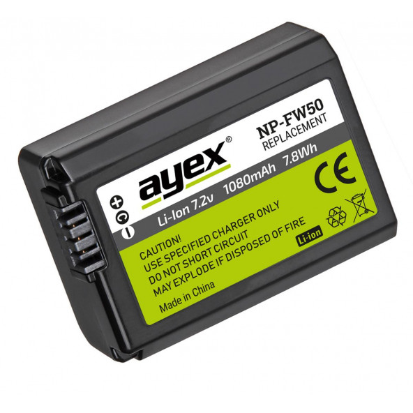 SONY A7, A7R, A7S, A7 II, A35, A37 İÇİN NP-FW50 BATARYA - 5
