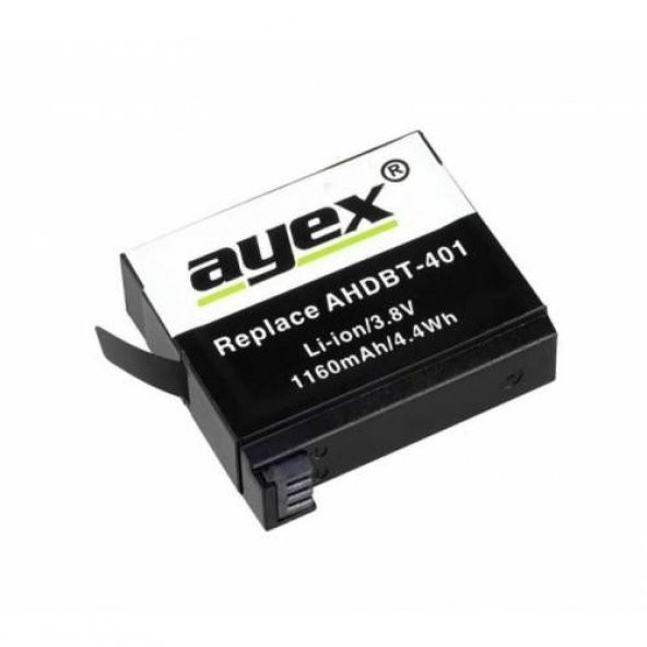 GoPro, HERO4 Kamera İçin Ayex AHDBT-401 Batarya