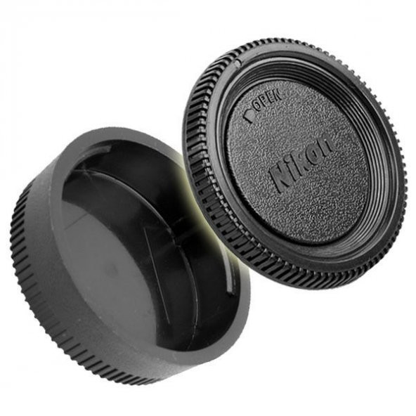 NİKON MAKİNA BODY KAPAĞI VE LENS ARKA KAPAĞI - 2