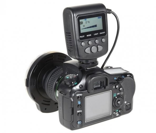 Nikon DSLR Makineler İçin MeiKe FC110 LED (Macro) Makro Ring Flaş - 5