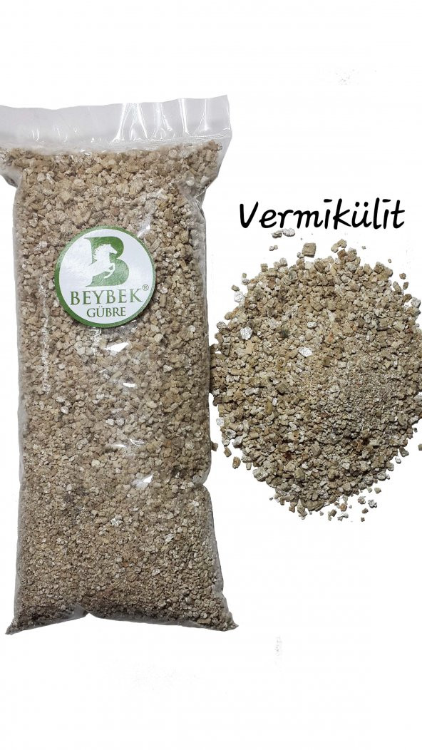 Vermikülit İri Boy 3-6mm 1 Litre Beybek