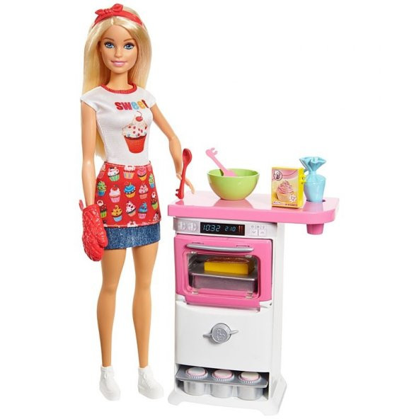 Mattel Barbie Mutfakta Oyun Seti FHP57