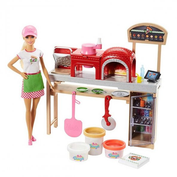 Mattel Barbie Pizza Yapıyor Oyun Seti FHR09
