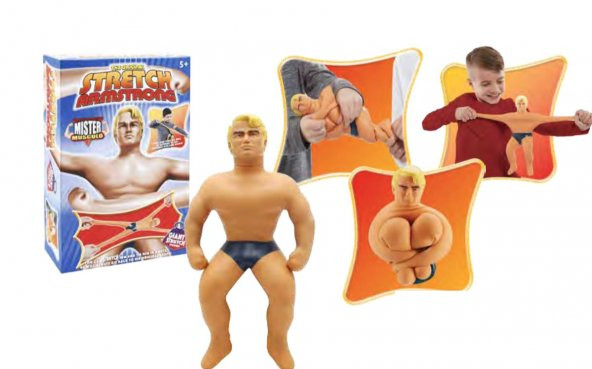 Oyuncak Stretch Armstrong Lastik Adam 30 Cm Uzayan Adam - 2