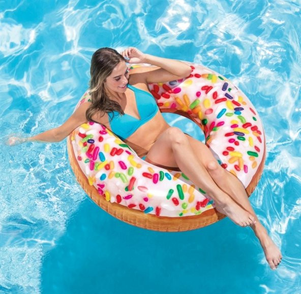 Ürün Bilgisi: İntex 56262 Çikolatalı Donut Havuz & Deniz Simidi