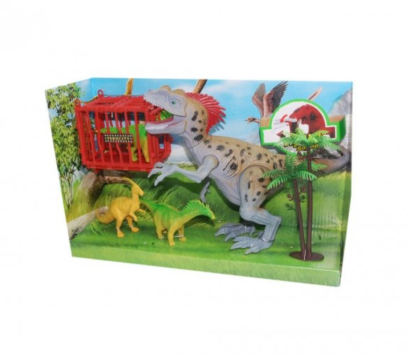 Animal World Of Sesli Oyuncak Dinozor Seti 800-63