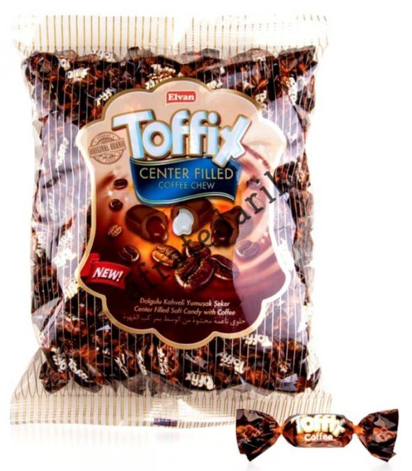 Elvan Toffix Kahve Dolgulu Yumuşak Şekerleme 1 Kg