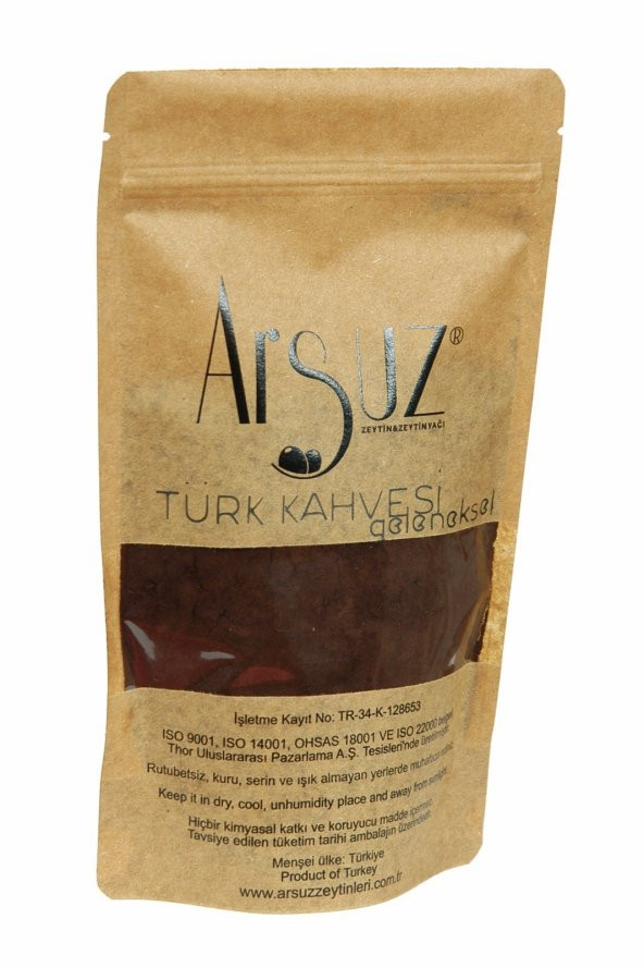 Arsuz Türk Kahvesi Geleneksel 175GR