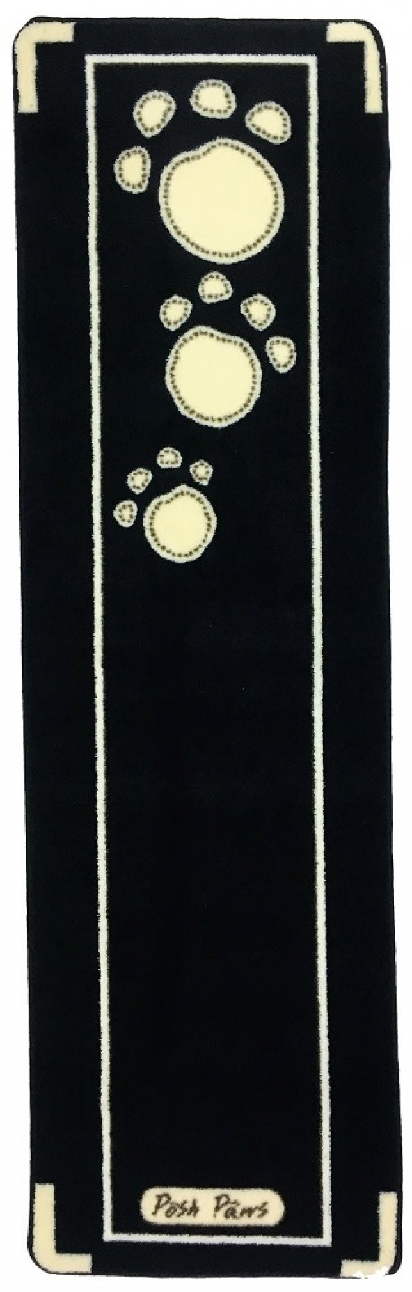 Confetti Munch Mat 45x150 cm Pet Paspası Siyah Kedi Köpek Halısı