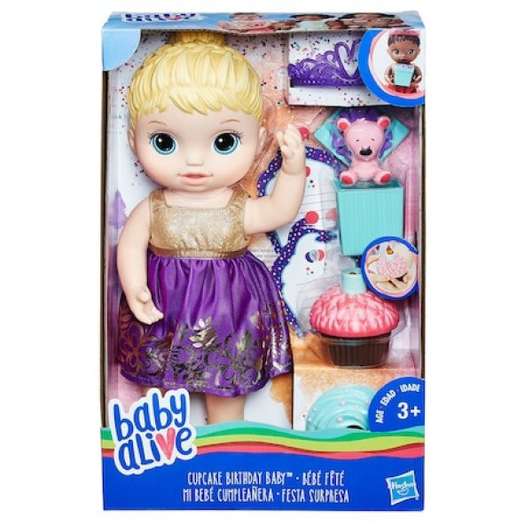 Baby Alive Doğum Günü Bebeğim E0596