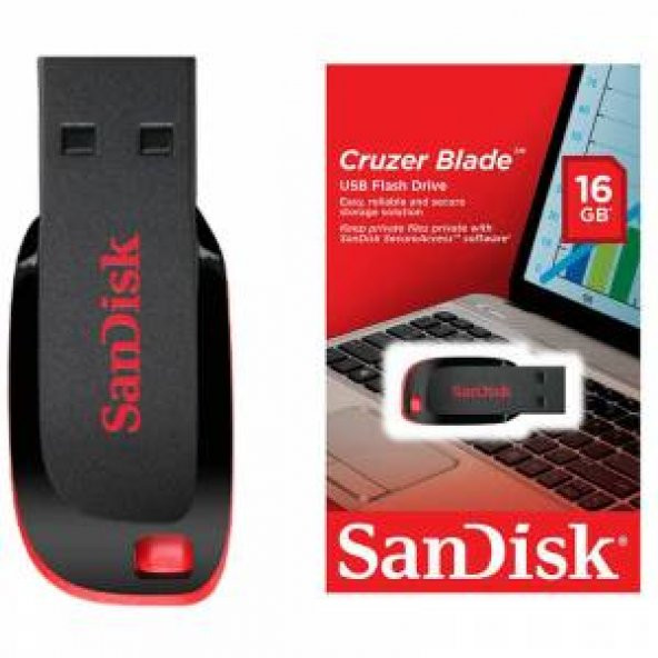 SanDisk Cruzer 16GB Usb Bellek (SDCZ50-016G-B35) SANDİSK TÜRKİYE
