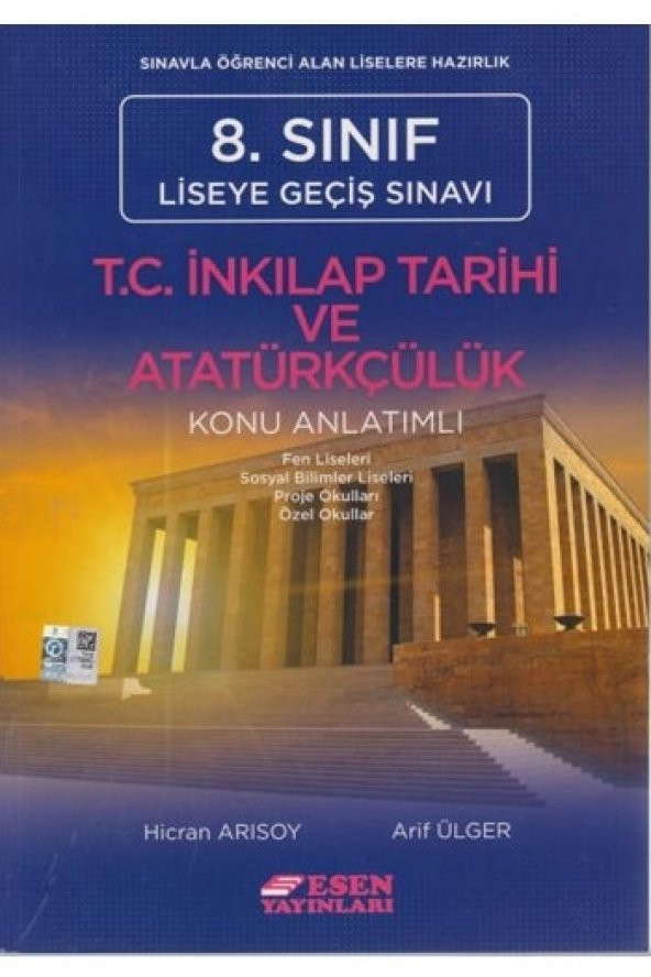 Esen Yayınları 8. Sınıf LGS T.C. İnkılap Tarihi ve Atatürkçülük