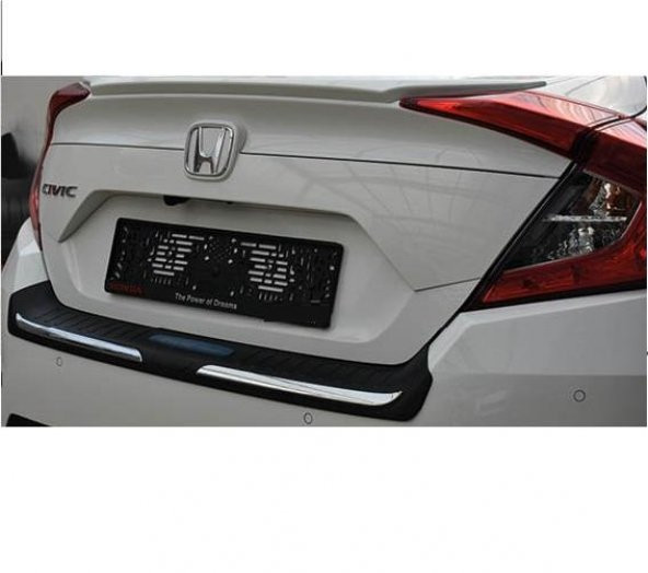 Oled Garaj Honda Civic  Fc5 Arka Tampon Üst Koruma Mavi 2016 Sonrası