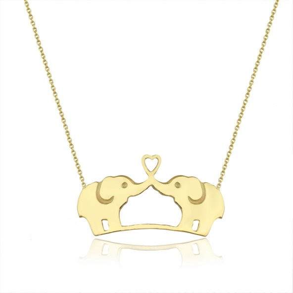 Goldstore 14 Ayar Altın Fil Kolye GP38356
