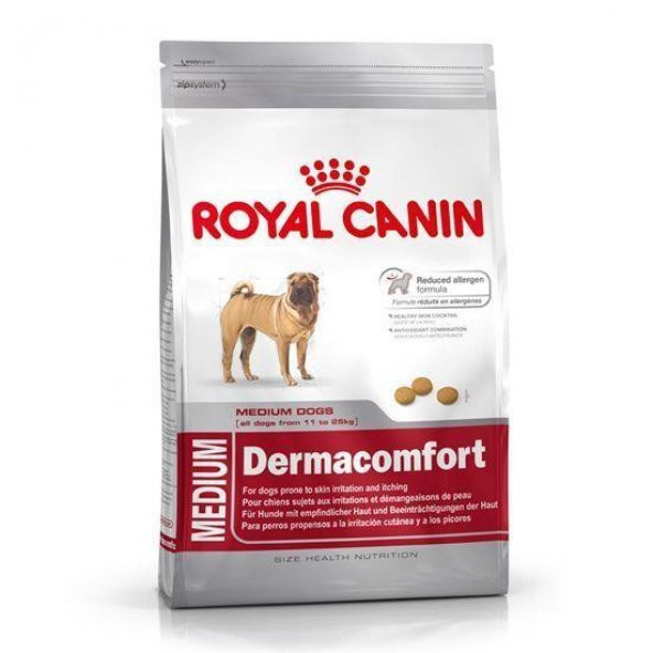 Royal Canin Dermacomfort Medium Hassas Deri için Köpek Maması 10 Kg