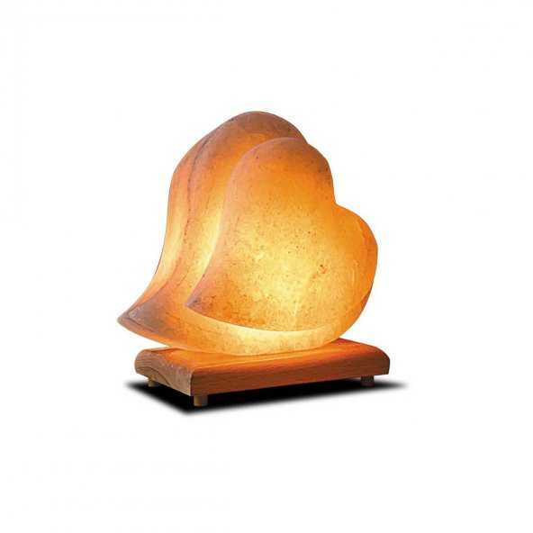 Çankırı Kaya Tuz Lambası - İkili Kalp