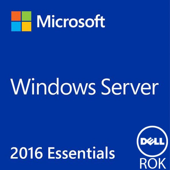 Dell Windows Server 2016,Essentials Dell-Rok 25 Cal Dahil! W2K16E