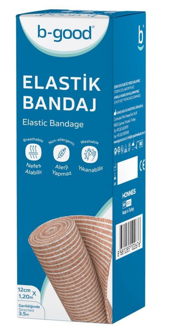B-Good Elastik Bandaj 12cmX3.5m