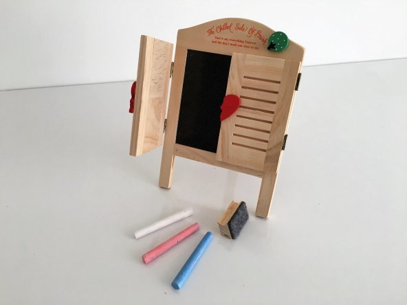 Kara Tahta Tebeşirli Dekoratif Notluk - 5