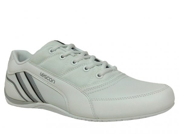 Lescon L5546 Beyaz Bağcıklı Sneakers Erkek Spor Ayakkabı