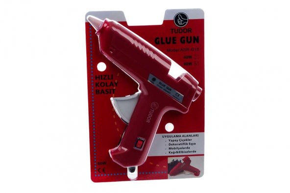 60W Sıcak Silikon Tabancası Anahtarlı + 10 Adet Silikom Mum - 3