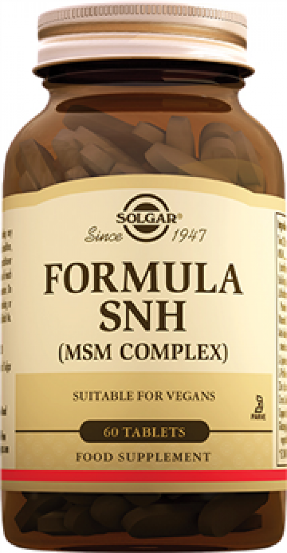 Solgar Formula Snh ( MSM Complex ) 60 Tablet Skt 08-2020