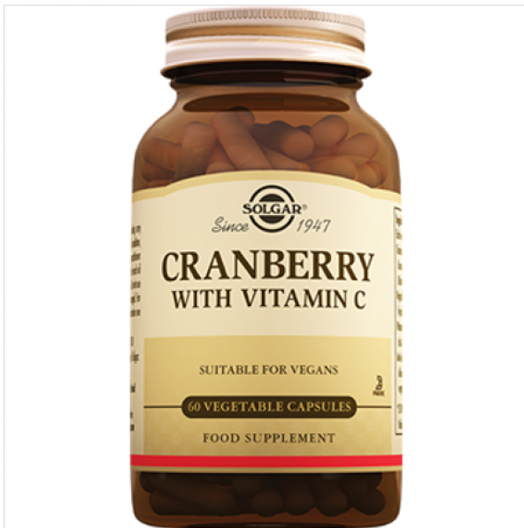 Solgar Cranberry with Vitamin C 60 Vegetable Kapsul