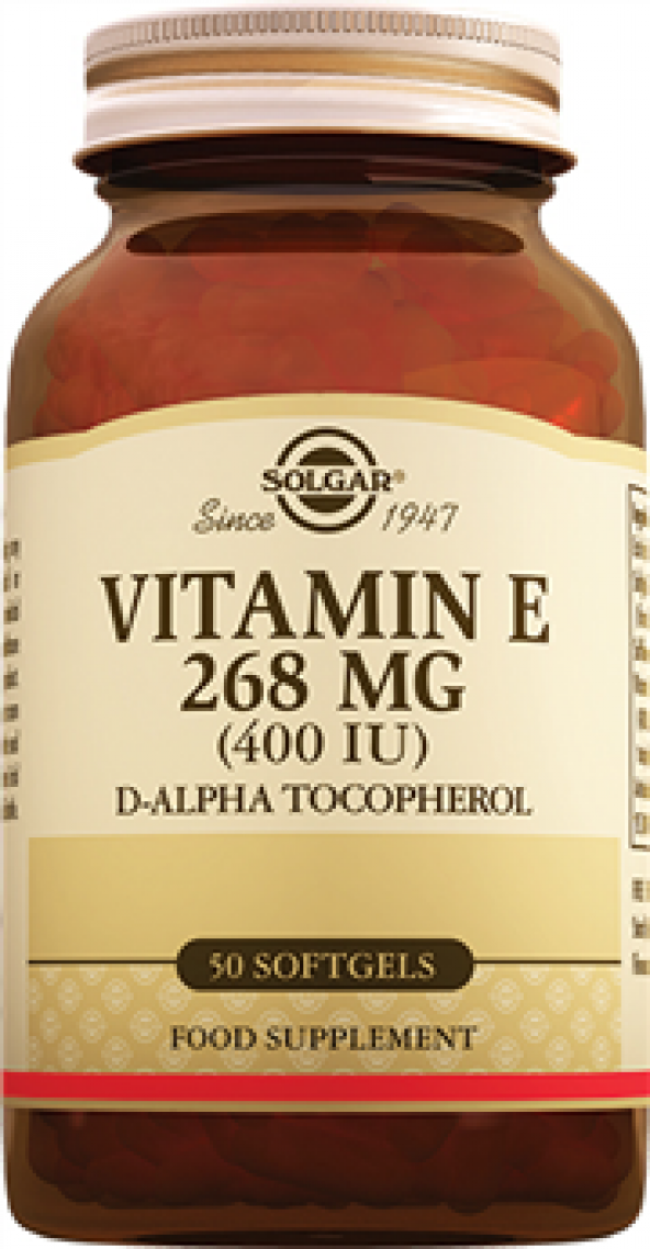 Solgar Vitamin E 268 mg 400 IU 50 Softgel