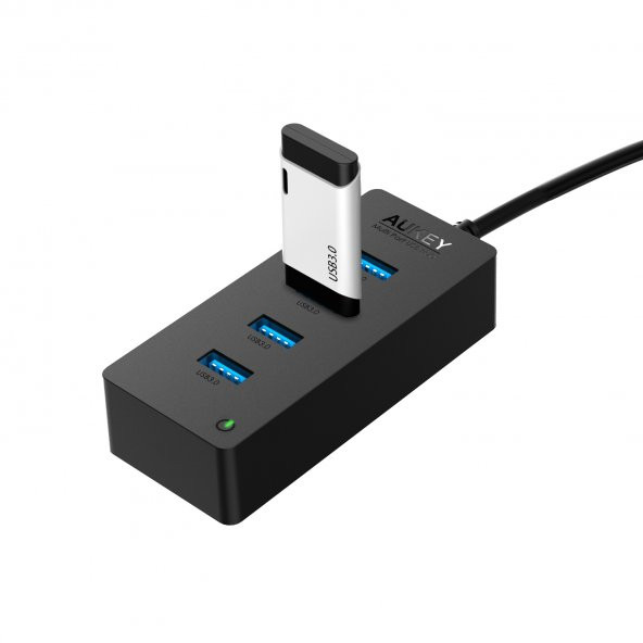 AUKEY CB-C28 4 Port Siyah Data USB C Hub Çoklayıcı - 3