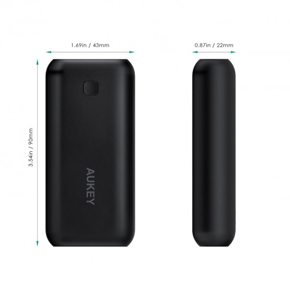Aukey PB-N41 5000 mah Taşınabilir Şarj Cihazı Powerbank - 7