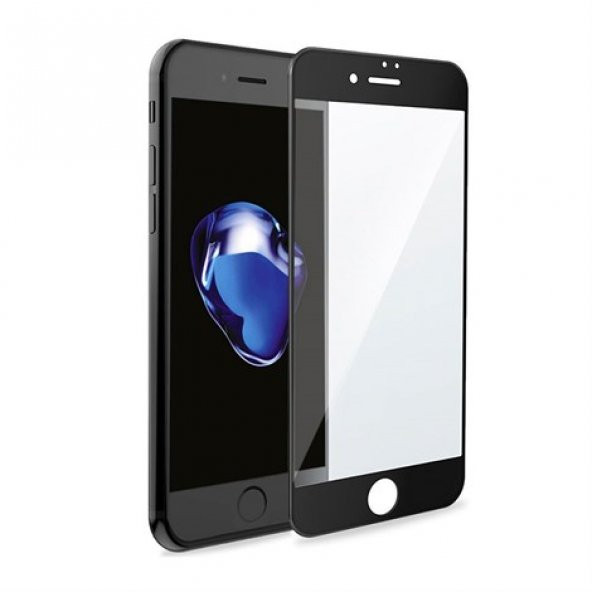 Bufalo iPhone 6 Plus/6s Plus Ekran Koruyucu 5D Temperli Cam Siyah