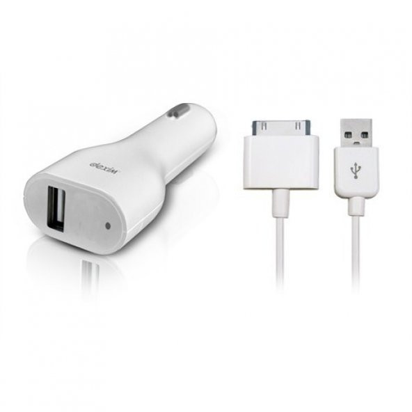 Dexim DCA212 Apple iPhone 4 /4S Araç Şarjı + Kablo - 3