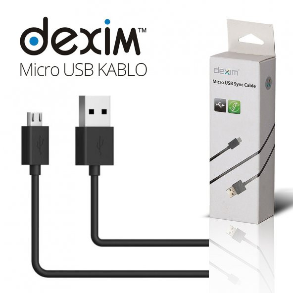 Dexim DWA107 Micro USB Şarj Data Kablosu