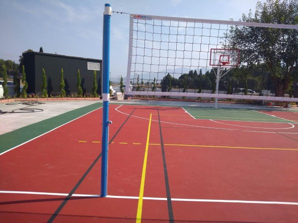Adelinspor Voleybol ve Tenis Direği (Ortak Direk) Gerdirmeli - 5