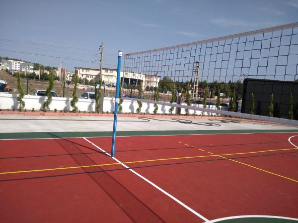 Adelinspor Voleybol ve Tenis Direği (Ortak Direk) Gerdirmeli - 10