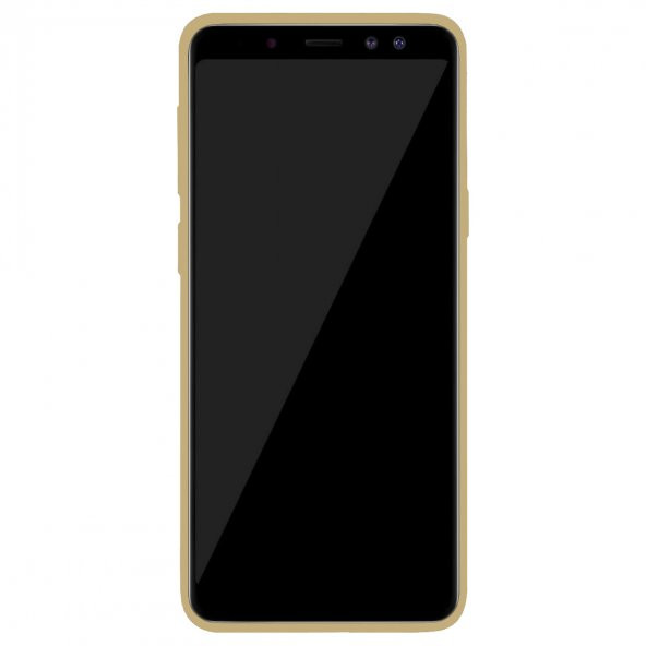 Samsung Galaxy S8 Plus (G955) Fırça Desen Silikon Arka Kapak Gold - 2
