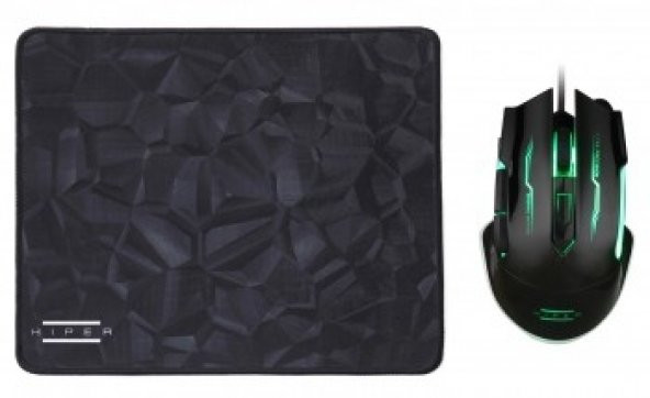 HIPER BLACK WIDOW X20 Gaming Mouse/Mouse Pad SET