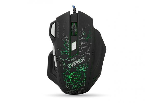 Everest SM-770 Yıldırım Desenli Usb Siyah 3200 DPI Gaming Mouse - 2