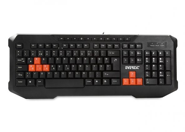 Everest KB-961F Siyah USB Türkçe Tuşlu F Multimedia Klavye - 2