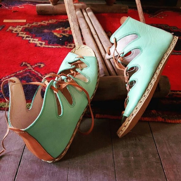 SU YEŞİLİ BAYAN GLADYATÖR SANDALAET