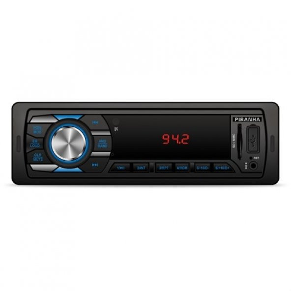 PİRANHA IXENİT N TYPE Radyolu USB / SD Kart Girişli Oto MP3 Çalar
