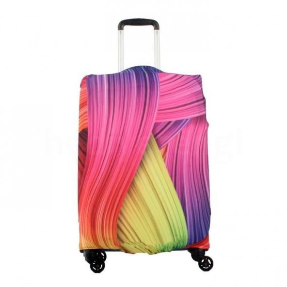 Valiz Kılıfı Gökkuşağı Temalı My Luggage