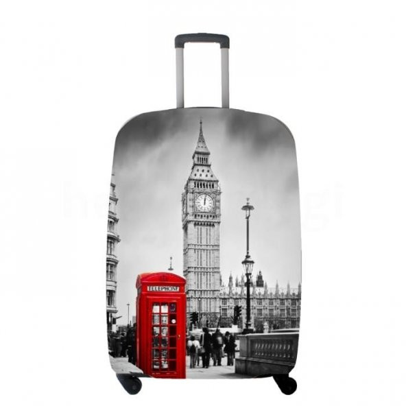 Valiz Kılıfı Londra Telefon Kulübesi Temalı My Luggage