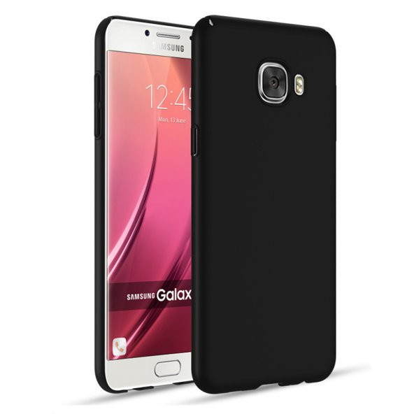 Microsonic Samsung Galaxy C7 Kılıf Premium Slim Siyah